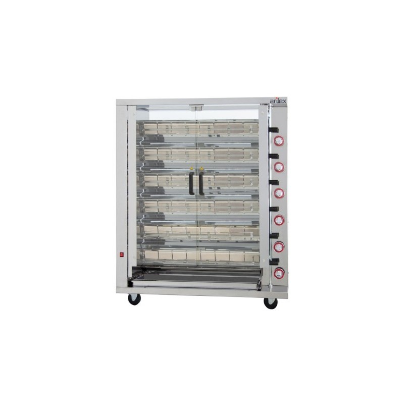 Asador vertical a gas ARILEX de 6 espadas 6ASG INCLUIDAS