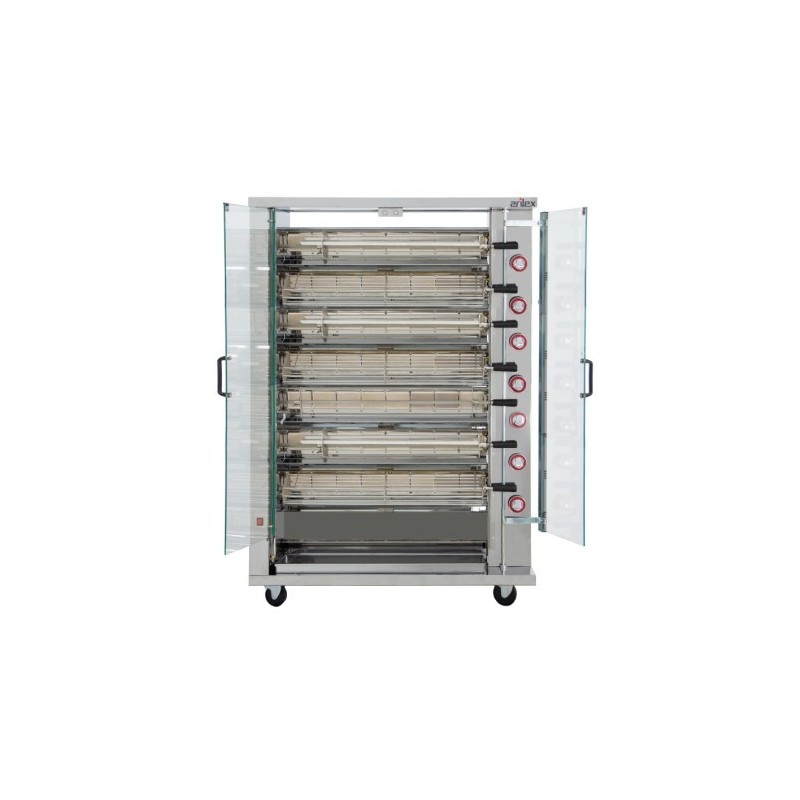 Asador vertical a gas ARILEX de 7 espadas 7ASG INCLUIDAS