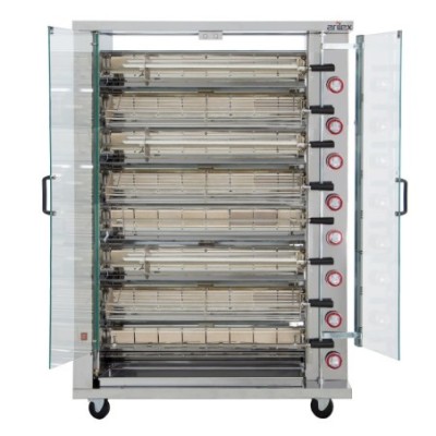 Asador vertical a gas ARILEX de 8 espadas 8ASG INCLUIDAS Asador vertical a gas ARILEX de 8 espadas 8ASG INCLUIDAS