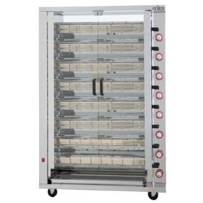 Asador vertical a gas ARILEX de 8 espadas 8ASG INCLUIDAS Asador vertical a gas ARILEX de 8 espadas 8ASG INCLUIDAS