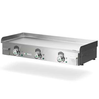 Plancha eléctrica Mainho NSEM-100N Placa lisa rectificada 100 cm Novo Snack Plancha eléctrica Mainho NSEM-100N Placa lisa rectificada 100 cm Novo Snack