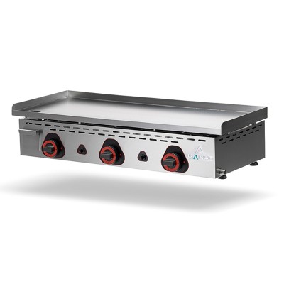 Plancha gas Mainho ECO-90CD UNI Placa lisa 91 cm cromo duro