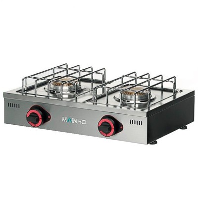 Cocina gas 2 fuego Mainho FOC-2 para encimera o auxiliar Cocina gas 2 fuego Mainho FOC-2 para encimera o auxiliar