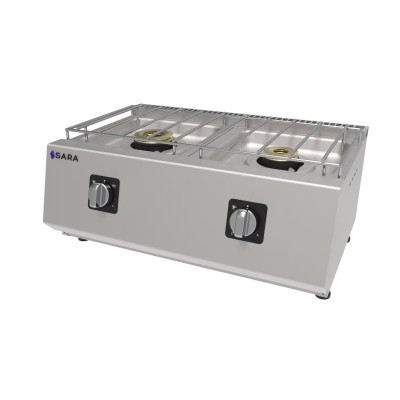 Cocina a gas 2 fuego sobremesa | SARA CGS-520/M