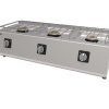 Cocina a gas 3 fuegos sobremesa | SARA CGS-530/M