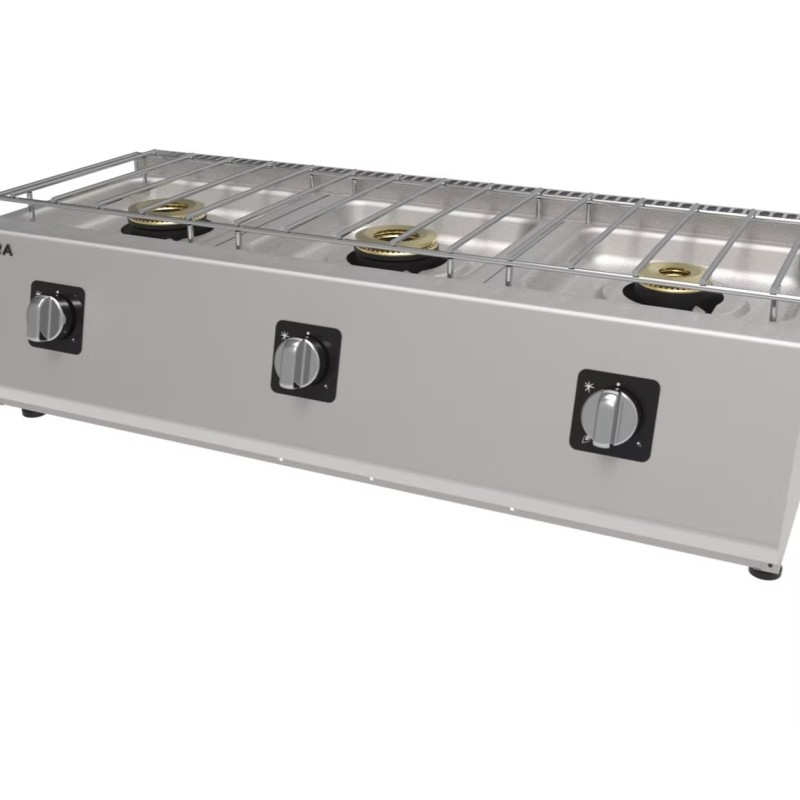 Cocina a gas 3 fuegos sobremesa | SARA CGS-530/M
