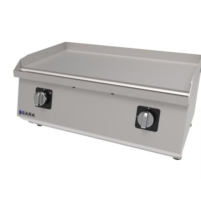 Plancha a gas 80cm Acero | SARA PGS-800