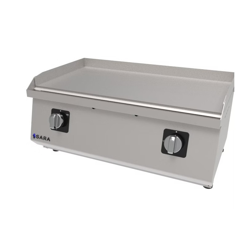 Plancha a gas 80cm Acero | SARA PGS-800