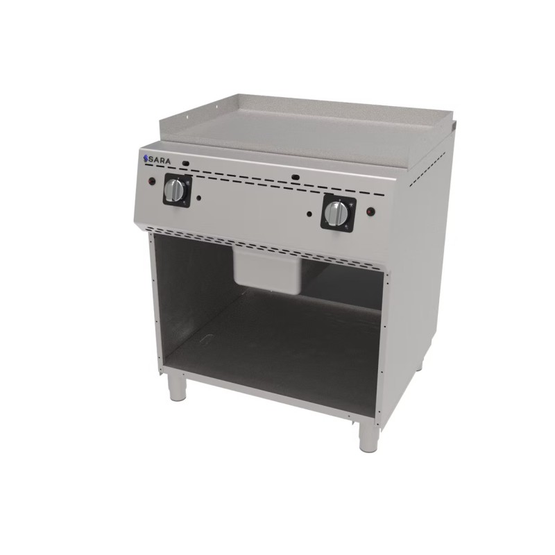 Fry-Top a gas 80cm Acero | SARA FTGS-72