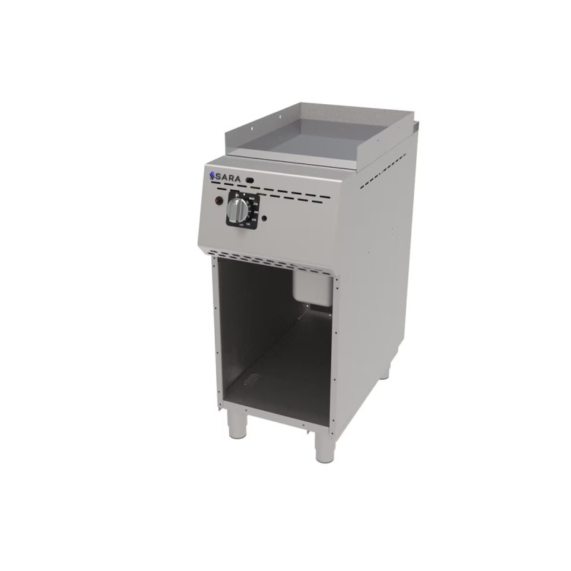 Fry-Top a gas 40cm Cromo | SARA FTGS-71/CD