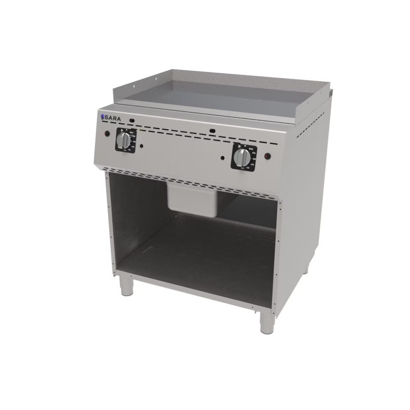 Fry-Top a gas 80cm Cromo | SARA FTGS-72CD