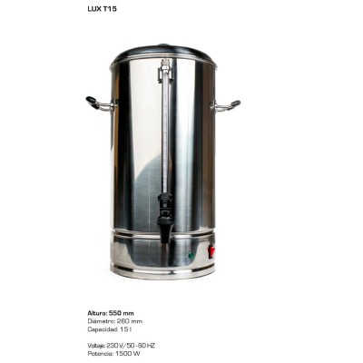 Termo bebidas calientes Distriplus Lux T15- 1500w Termo bebidas calientes Distriplus Lux T15- 1500w