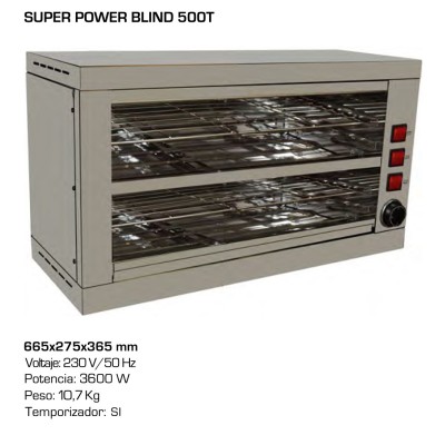 Tostador 2 pisos Distriplus 500T | Resistencias blindadas