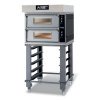 Conjunto Moretti Forni ID-D 60.60 Digital | 2 Cámaras 4+4 pizza Ø 30cm