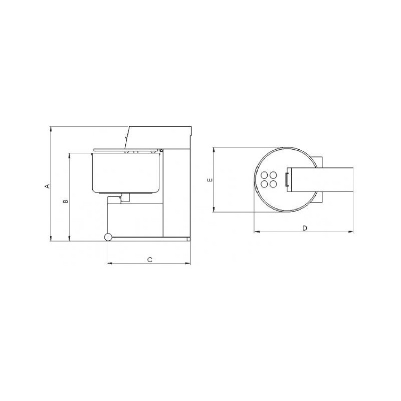 Amasadora de Carne 55 kg | Uso Profesional