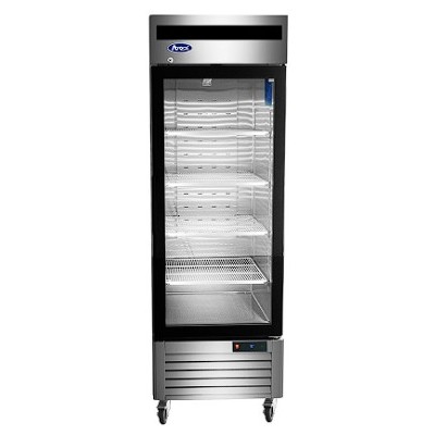 ❄️ Nevera Expositora 1 Puerta de Cristal 610L (0ºC/+8ºC)