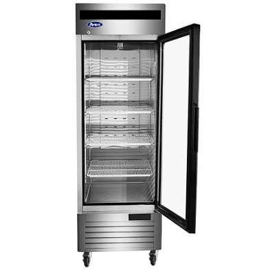 🥶 Congelador Expositor 1 Puerta de Cristal 610L (-20ºC/-18ºC)