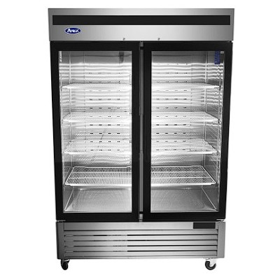 ❄️ Nevera Expositora 2 Puertas de Cristal 1300L (0ºC/+8ºC)