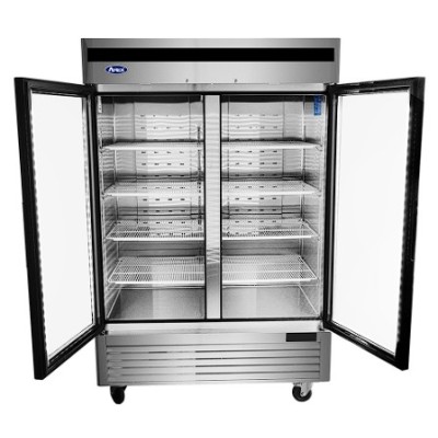 Expositor de congelados con dos puertas de cristal | Atosa MCF8703-GR