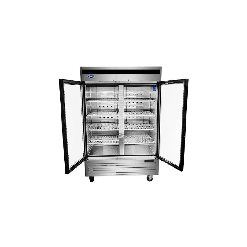 Congelador Expositor 2 Puertas de Cristal 1300L (-20C/-18C)