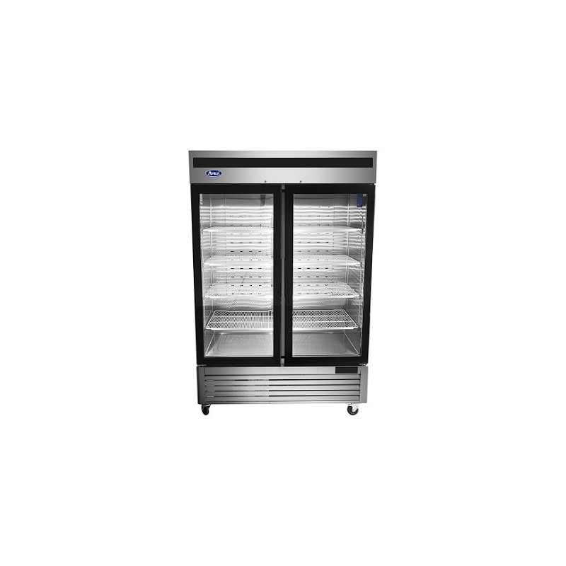 Congelador Expositor 2 Puertas de Cristal 1300L (-20C/-18C)