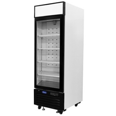 ❄️ Nevera Expositora 1 Puerta Cristal 610L (0C/+8C)