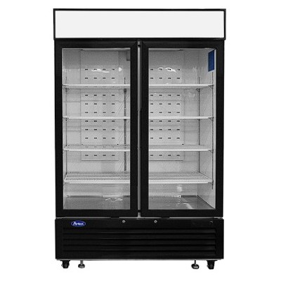 Expositor de refrigerados con dos puertas de cristal | Atosa MCF8716-GR