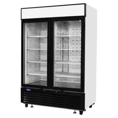 Expositor de congelados con dos puertas de cristal | Atosa MCF8712-GR