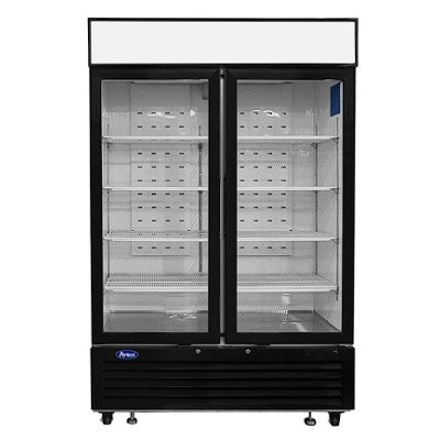 Expositor de congelados con dos puertas de cristal | Atosa MCF8712-GR