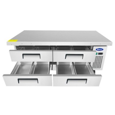 🔝 Mesa de Soporte Refrigerada 193cm 4 Cajones