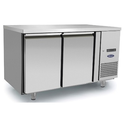 ✅ Mesa Refrigerada Central 136cm 2 Puertas