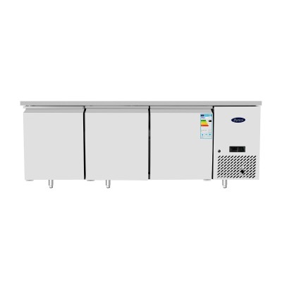 ✅ Mesa Refrigerada Central 180cm 3 Puertas
