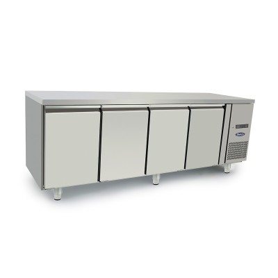 Mesa refrigerada 4 puertas sin peto-2200mm | Atosa EPF3441-GR