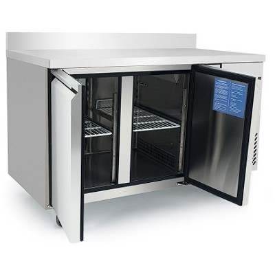 Mesa para congelados 2 puertas con peto-1360mm | Atosa EPF3462-GR