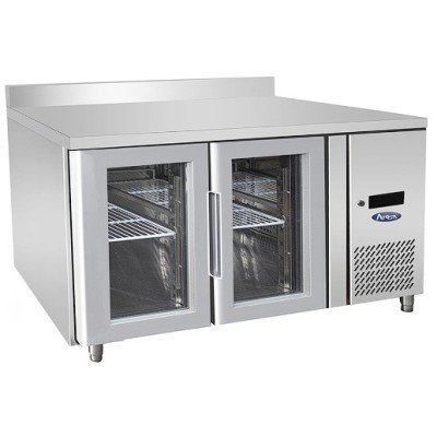 Mesa Refrigerada Mural 136cm 2 Puertas Cristal