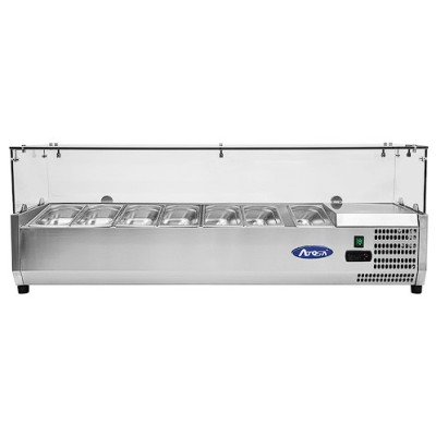 Vitrina Refrigerada Profesional para Tapas (160cm) - 58L, Compatible GN 1/3