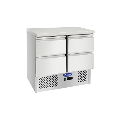 ❄️ Mesa Refrigerada Compacta (90cm) - 4 Cajones