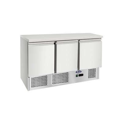 ❄️ Mesa Fría Compacta 136cm - 3 Puertas