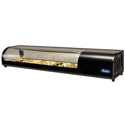 ❄️ Vitrina Sushi 7GN 173.5 cm | +2/+8°C 93L Profesional