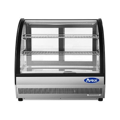 ❄️ Vitrina Refrigerada Barra Cristal Curvo 71.5 cm (+2/+8°C)