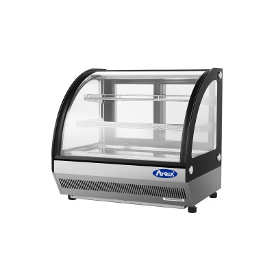 Vitrina expositora fría para barra-cristal curvo | Atosa WSY100L