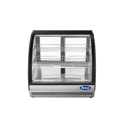 Vitrina expositora fría para barra-cristal curvo | Atosa WSY100L