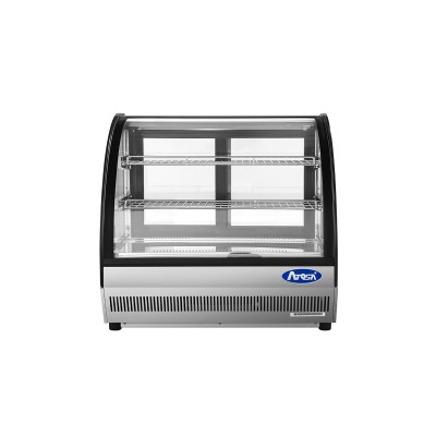 Vitrina expositora fría para barra-cristal curvo | Atosa WSY100L