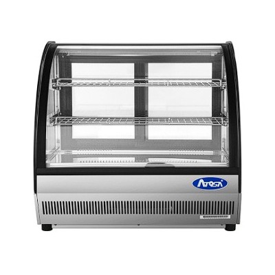 Vitrina expositora fría para barra-cristal curvo | Atosa WSY125L