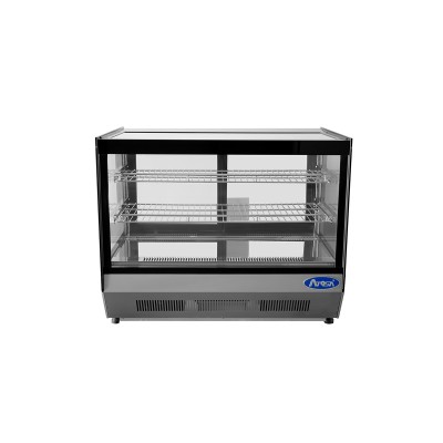 Vitrina expositora fría para barra-cristal recto | Atosa WSF120L