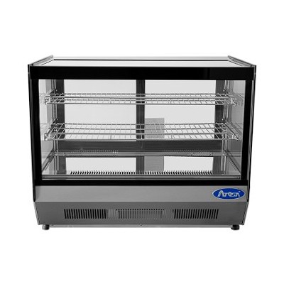 Vitrina expositora fría para barra-cristal recto | Atosa WSF120L