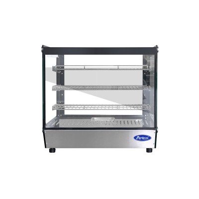 Vitrina expositora caliente para barra-cristal recto | Atosa WHF150L