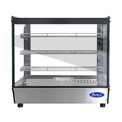 Vitrina expositora caliente para barra-cristal recto | Atosa WHF150L