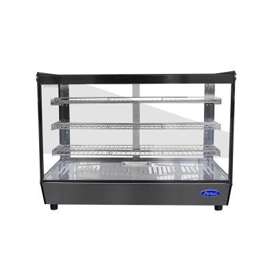 Vitrina expositora caliente para barra-cristal recto | Atosa WHF200L