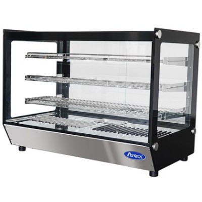 Vitrina expositora caliente para barra-cristal recto | Atosa WHF200L